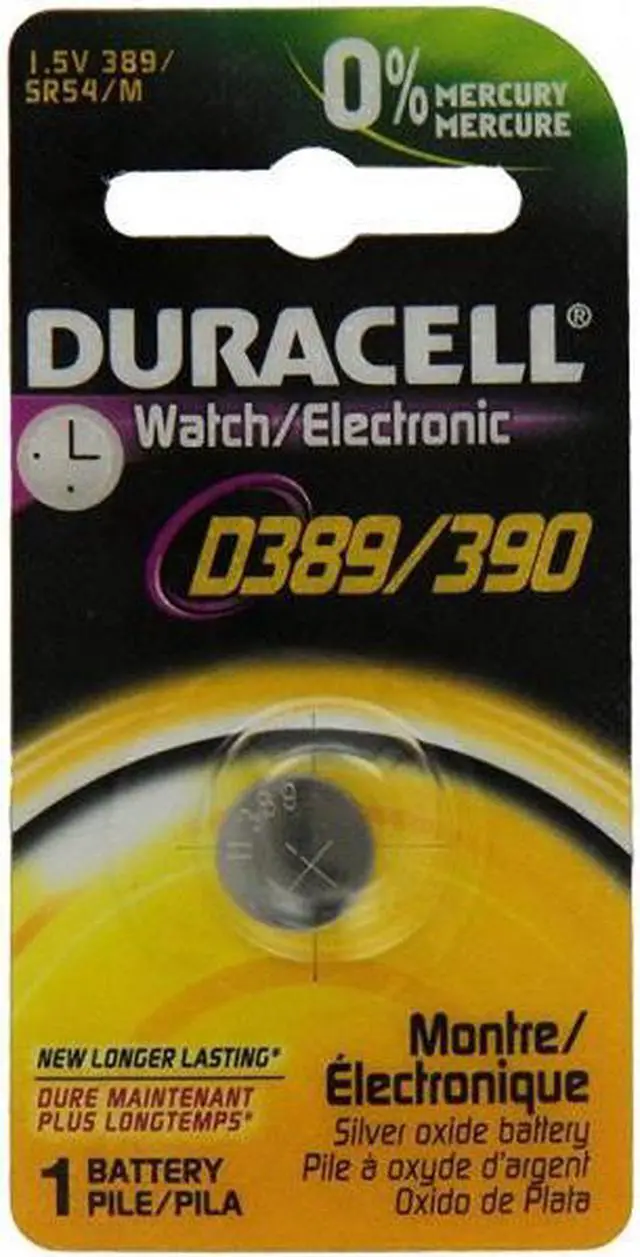 Alt view image 11 of 20 - Duracell Silver Oxide 389/390 Medical Battery 1.5V MND389BPK