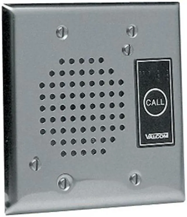 Main image of VALCOM V-1072A-ST Talkback Doorplate Speaker - Stnless Stl