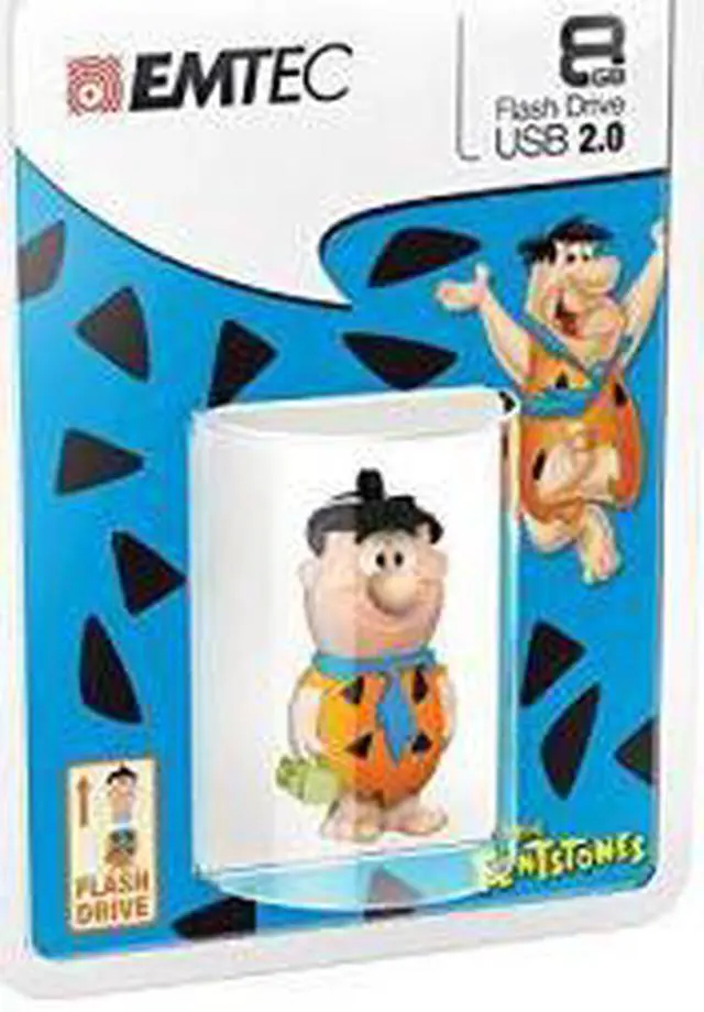 Main image of EMTEC Flintstones 8 GB USB 2.0 Flash Drive, Fred