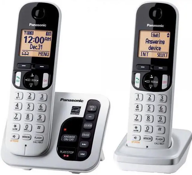 Main image of Panasonic KX-TGC222S Answering System with 2 Handsets (Discontinued by Manufacturer)
