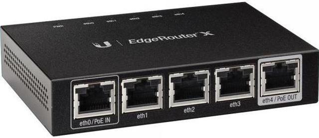 Ubiquiti ER-X-US EdgeRouter X 5-Port Advanced Gigabit Ethernet 