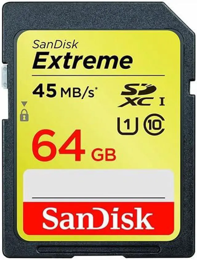 Alt view image 8 of 9 - SanDisk 64GB 64G Extreme SD SDHC SDXC Card UHS-I Class 10 45MB/s 300X with USB 3.0 RV33 Reader