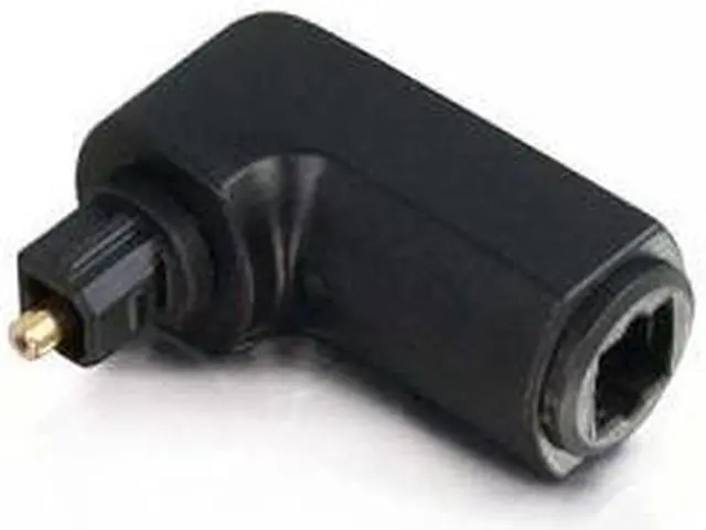 Alt view image 3 of 20 - C2G 40016 VELOCITY™ RIGHT ANGLE TOSLINK® PORT SAVER ADAPTER