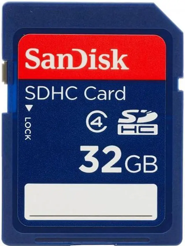 Main image of SanDisk 32GB Class 4 SDHC Flash Memory Card - Retail Package