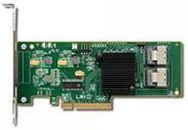 LSI Logic SAS9211-8I 8PORT Int 6GB Sata+SAS outlets Pcie 2.0