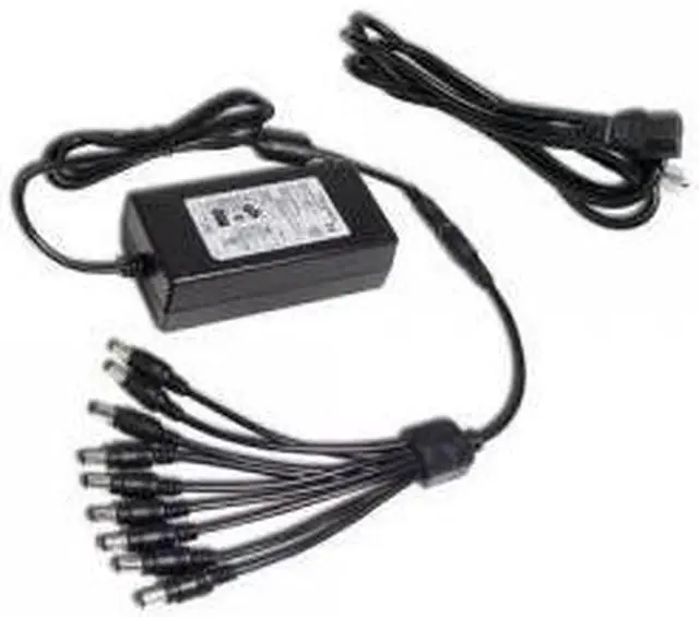 Alt view image 4 of 8 - ACELEVEL PREMIUM 5AMP POWER ADAPTER WITH 8 WAY SPLITTER FOR Q-SEE CAMERAS
