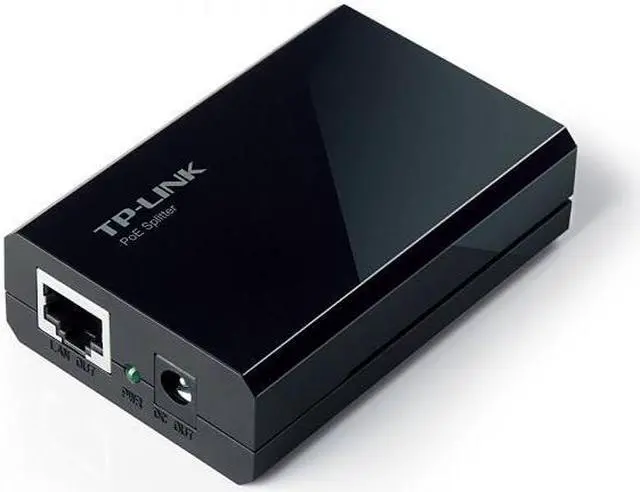 Main image of TP-LINK TL-POE10R Gigabit PoE Splitter Adapter, IEEE 802.3af compliant, Up to 100 meters (328 Feet), 5V/12V Power Output
