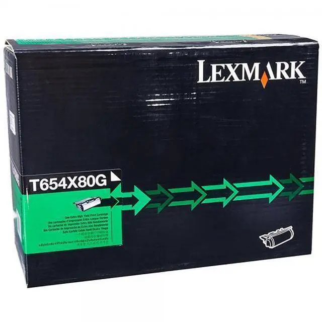 Main image of Lexmark T654X80G Extra High Yield Toner Cartridge - Black
