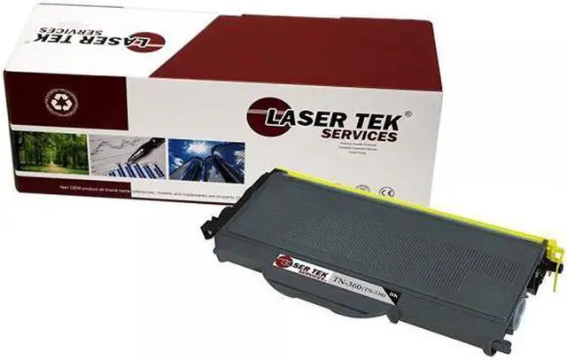 Alt view image 3 of 3 - Laser Tek Services ® Brother TN360 High Yield Compatible Replacement Toner Cartridge