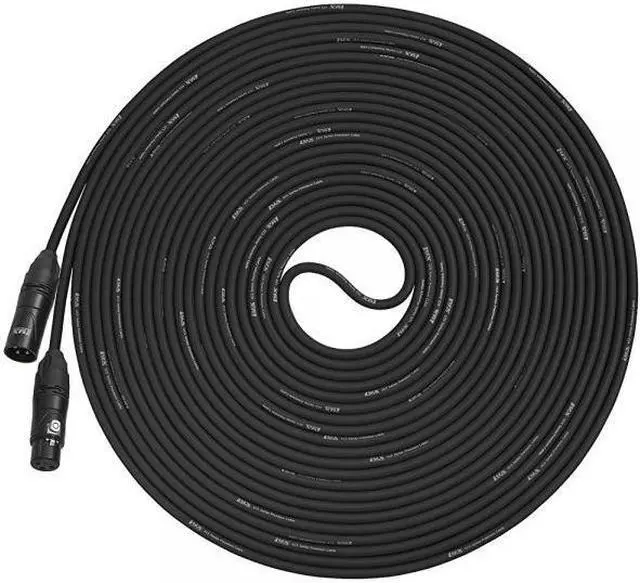 Alt view image 8 of 8 - LyxPro Balanced XLR Cable 50 ft Microphone Cable, Powered Speakers , Black