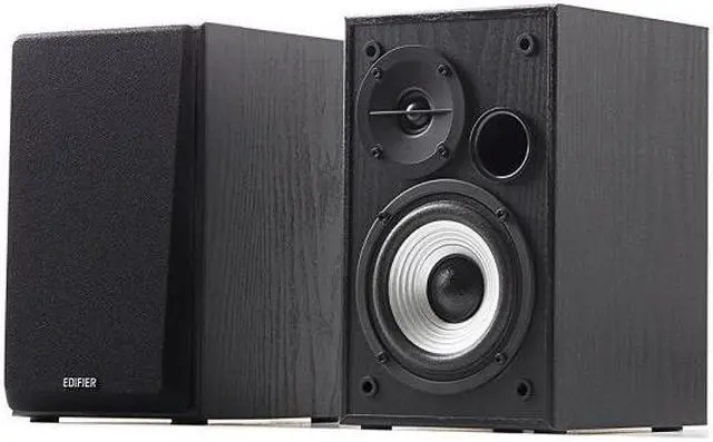 Alt view image 8 of 17 - Edifier R980T 24-Watt-RMS Amplified Bookshelf Speaker System Black (4002557) EEC4002557