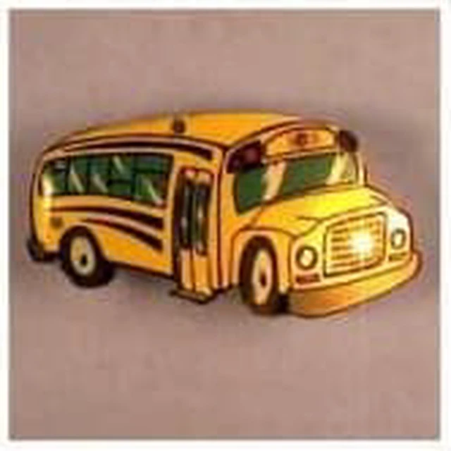 Main image of School Bus Flashing Body Light Lapel Pins by Blinkee