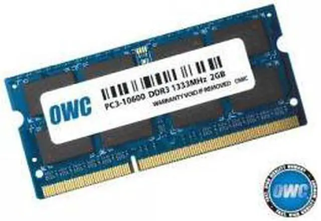 Main image of OWC 8.0GB (2x 4GB) P1333MHz 204-Pin DDR3 SO-DIMM (PC3-10600) CL9 Memory Upgrade Kit