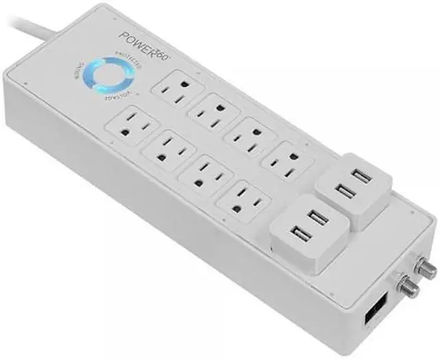 Alt view image 3 of 8 - Panamax Power360 8 Outlet Floor Strip