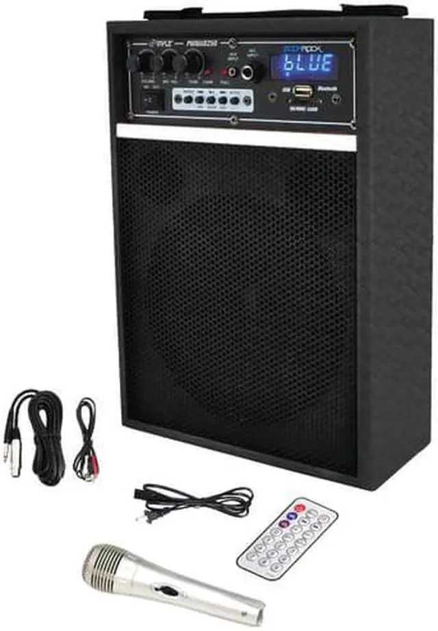 Alt view image 8 of 8 - PYLE AUDIO PWMAB250BK 300 Watt Bluetooth 6.5'' Portable PA Speaker System