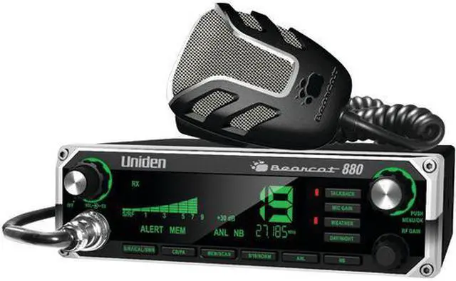 Alt view image 11 of 18 - Uniden Bearcat 880 CB Radio with 7 Color Backlit Display & NC Mic
