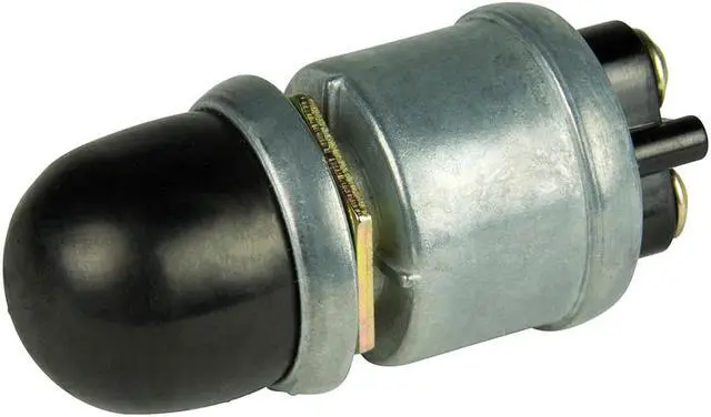 Main image of BEP 2-Position SPST Heavy-Duty Push Button Switch - OFF/(ON) - 35 Amp