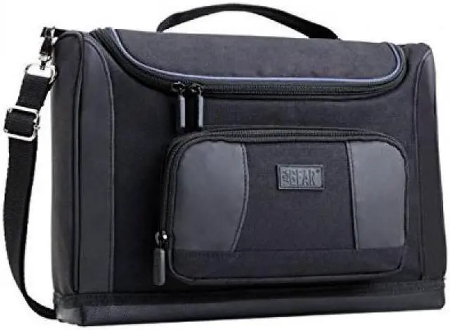 Main image of Surface Pro 5 Travel Bag Shoulder Carry Case by USA Gear - Weather Resistant Exterior & Padded Interior Dividers - Fits New Microsoft Surface Pro (2017) / Pro 4 / Pro 3, Dock, Type Cover, Dial, Mo