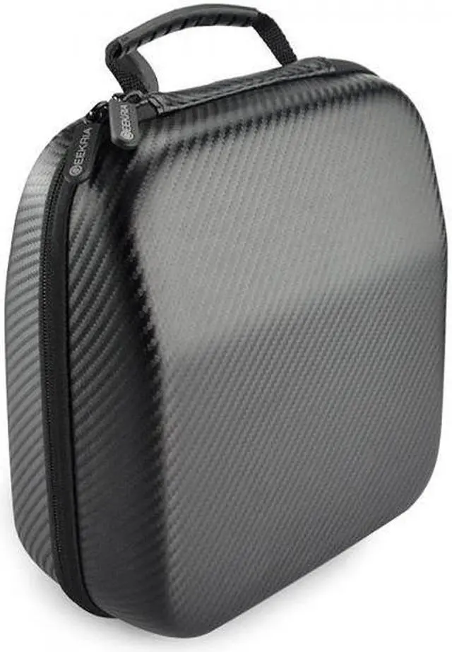 Main image of Geekria Shield Case for Large-Sized Over-Ear Headphones, Replacement Protective Hard Shell Travel Carrying Bag with Cable Storage, Compatible with Sennheiser HD 599, HD 598, AKG K167 (Black)