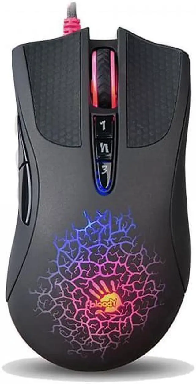 Alt view image 8 of 8 - Bloody Gaming A90 Optical Gaming Mouse with Advanced Weapon Tuning & Macro Setting - Light Strike Switches