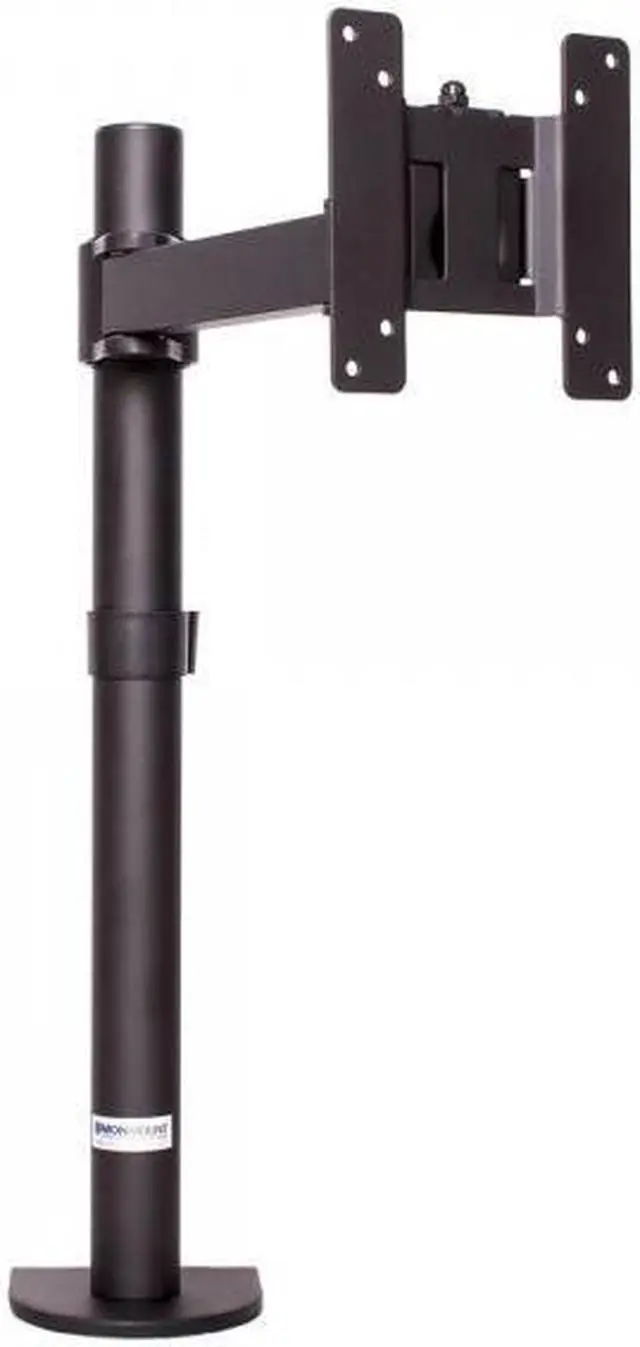 Alt view image 3 of 7 - MonMount Articulating Single LCD TV Monitor Mounting Arm Extension with C-clamp