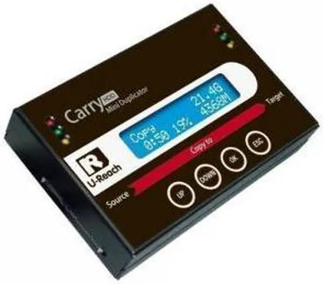 Alt view image 3 of 5 - U-Reach Data Solutions PRO118 Portable SATA/IDE Hard Disc Drive (HDD) Duplicator