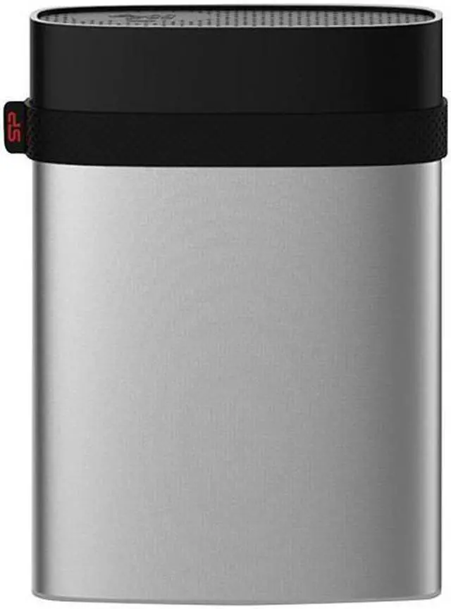 Alt view image 5 of 7 - 2TB Silicon Power Armor A85 Silver USB3.0 Rugged Portable Hard Drive