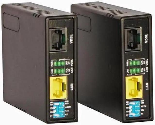 Alt view image 6 of 17 - Ethernet Extender Kit (Pair 2pc) - Tupavco TEX-100 - Range up to 1 Mile/7000FT over Phone Copper Wire or CAT5/CAT6 Network Cable -VDSL2 Lan Booster Bridge Repeater-VDSL High-Speed Broadband 100 Mbps