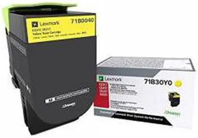 Alt view image 3 of 12 - LEXMARK 71B0040 CS/X317/417/517 YELLOW TONER CARTRIDGE