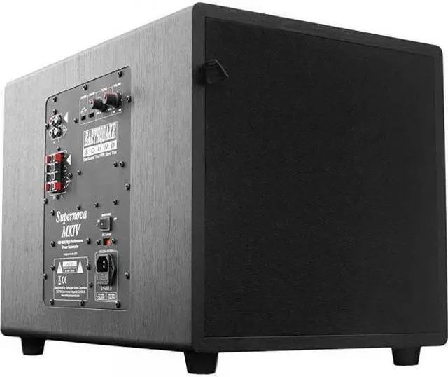 Main image of Earthquake Sound Supernova MKIV-12 Powered Subwoofer with SLAPS Technology, Black Ash
