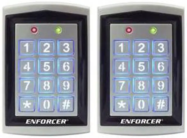 Alt view image 3 of 5 - Seco-Larm Sealed Housing Weatherproof Digital Access Keypad w/ Proximity Reader