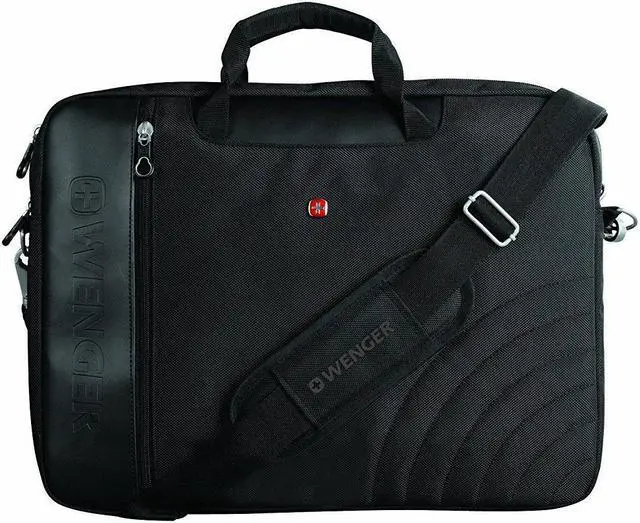 Alt view image 2 of 3 - Swiss Gear Swiss Gear Nylon Laptop Sleeve with Handle and Strap - 1680D Ballistic Exterior
