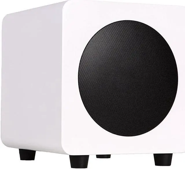 Alt view image 6 of 11 - Kanto SUB6 6-inch Powered Subwoofer, Gloss White