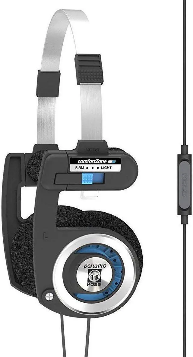Main image of Koss Porta Pro with Microphone & Remote | On-Ear Headphones | Deep Bass | Collapsible Design