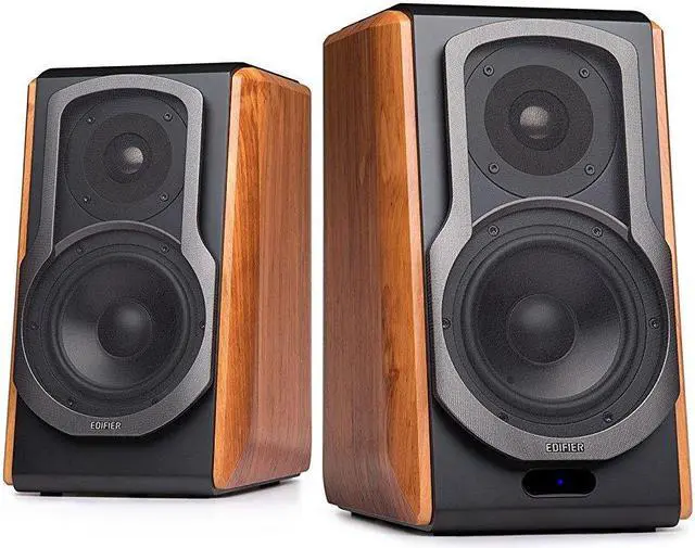 Alt view image 8 of 10 - Edifier S1000DB Audiophile Active Bookshelf Speakers - Bluetooth 4.0 - Optical Input - Powered Near-Field Monitor Speaker