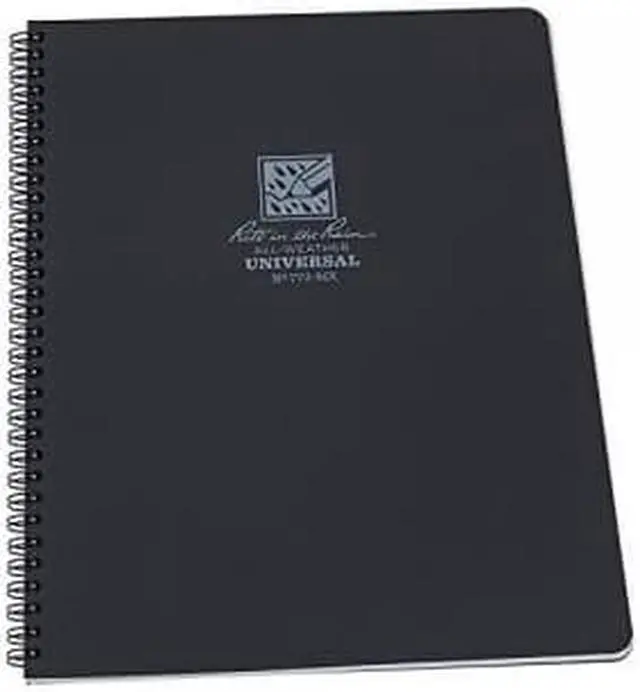Alt view image 2 of 5 - Maxi Notebook,42 Sheets,Black Cover RITE IN THE RAIN 773-MX