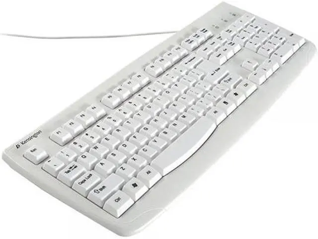 Main image of Kensington K64406US Washable USB/PS2 Keyboard - USB PS/2 - 104 Keys - White