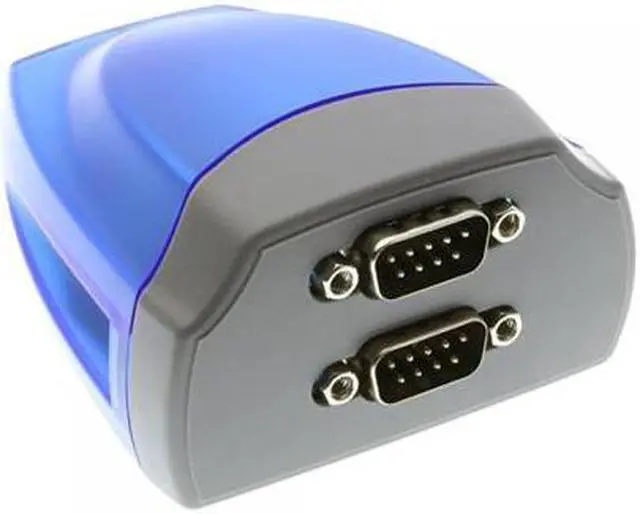Alt view image 6 of 6 - Coolgear Dual Port USB to Serial RS-232 DB-9 Adapter Cable FTDI Chip