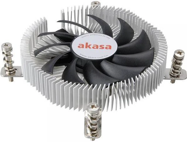 Main image of Akasa Ultra Low Profile Intel CPU Cooler - Mini-ITX (AK-CC7129BP01) (Sockets 775 / 115x)