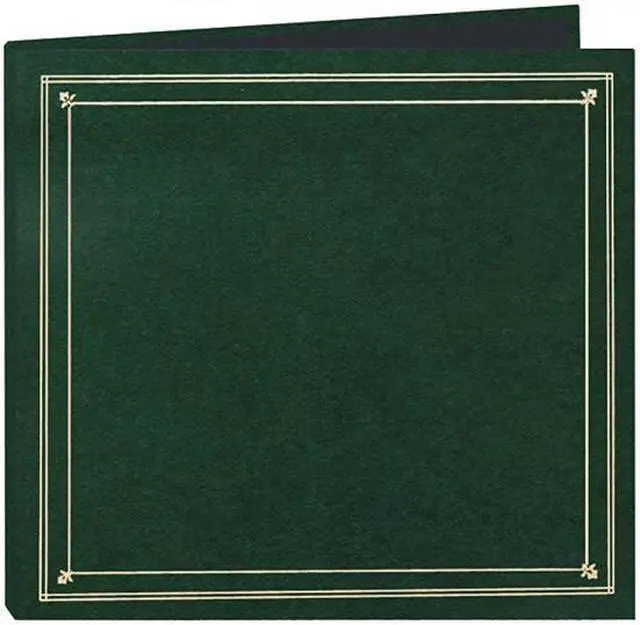 Main image of Pioneer Photo Albums 204-Pocket Post Bound Leatherette Cover Photo Album for 4 by 6-Inch Prints, Hunter Green