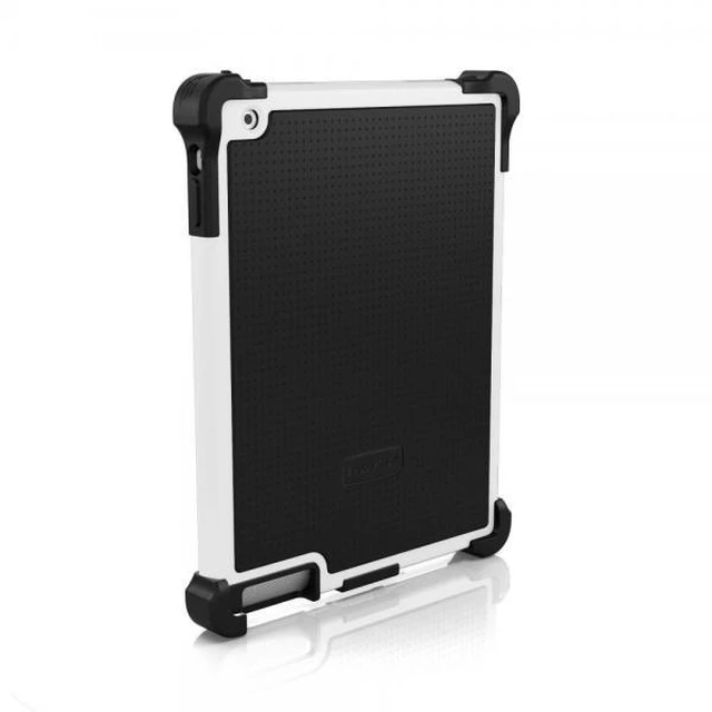 Alt view image 8 of 9 - Apple iPad 2, iPad 3, iPad 4th GEN Black/White Ballistic Tough Jacket Case