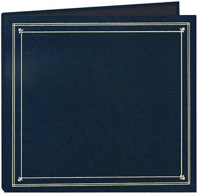 Pioneer Photo Albums 204-Pocket Post Bound Leatherette Cover Photo Album  for 4 by 6-Inch Prints, Navy Blue 