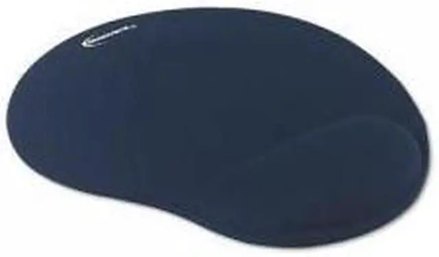 Main image of INNOVERA 50447 Mouse Pad w/Gel Wrist Pad, Nonskid Base, 10-3/8 x 8-7/8, Blue
