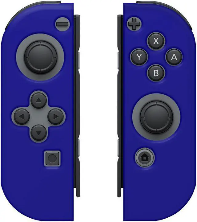 Alt view image 4 of 4 - The Nintendo Switch Joy-Con Case Premium Quality Protective Portable Silicone Skin Jelly Carry Case Cover Pouch for Nintendo Switch Joy-Con - Best Game Travel Case - Blue