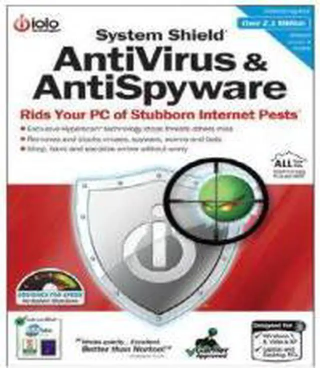 Main image of iolo Technologies SSH SYSTEM SHIELD ANTIVIRUS & ANTISPYWARE PROVIDES COMPREHENSIVE PROTECTION AGAINST