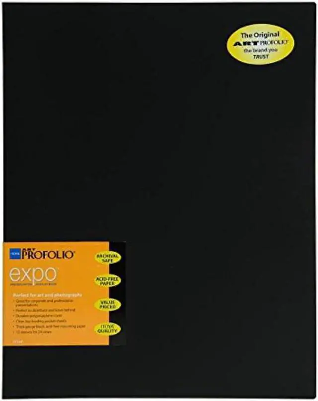 Alt view image 4 of 11 - Itoya XP-12-11 Art Profolio Expo (11x14", 12 Pages for 24 Views, Black)
