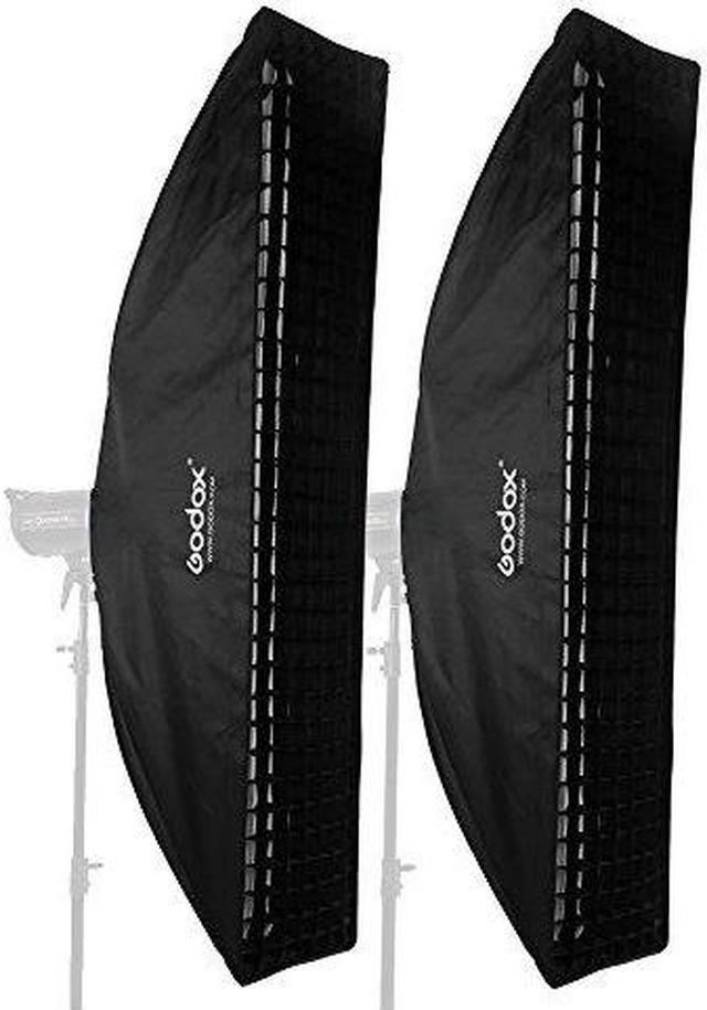 Main image of Godox 35x160cm 14"x63" Beehive Honeycomb Grid Strip Softbox Bowens Mount for Studio Flash (2pcs)