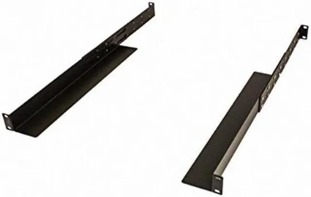 Alt view image 2 of 5 - NavePoint Adjustable Rack Mount Server Shelf Shelves Rail Rails 1U