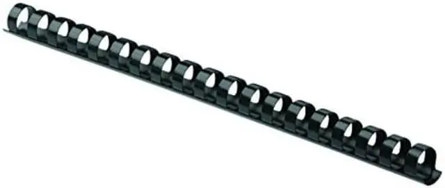 Alt view image 2 of 4 - Fellowes Plastic Comb Binding Spines, 3/8 Inch Diameter, Black, 55 Sheets, 100 Pack (52325)