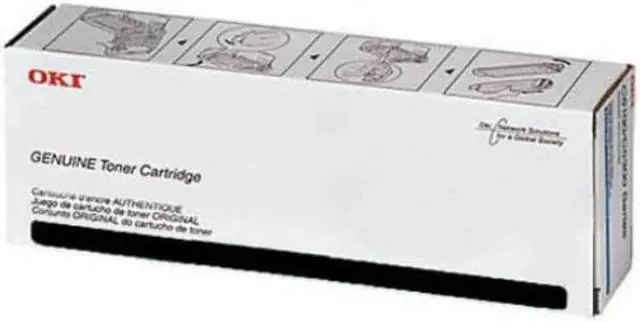 Main image of okidata genuine brand name, oem 45396224 black toner cartridge 12.9k yld